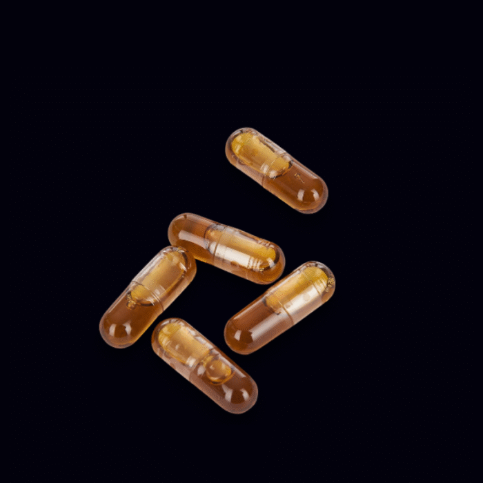 25 x Cannabis Oil Capsules (250mg FECO per cap.)